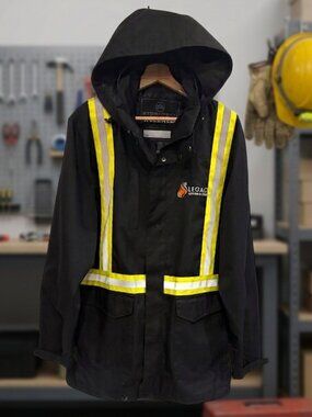 Stormtech Hi-Vis Reflective Waterproof Outer Shell Jacket Only Men’s Size XL